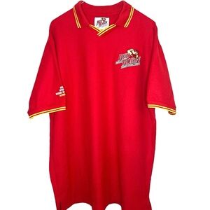 Vintage Red Robin Gourmet Burgers & Spirits Employee Polo Shirt L